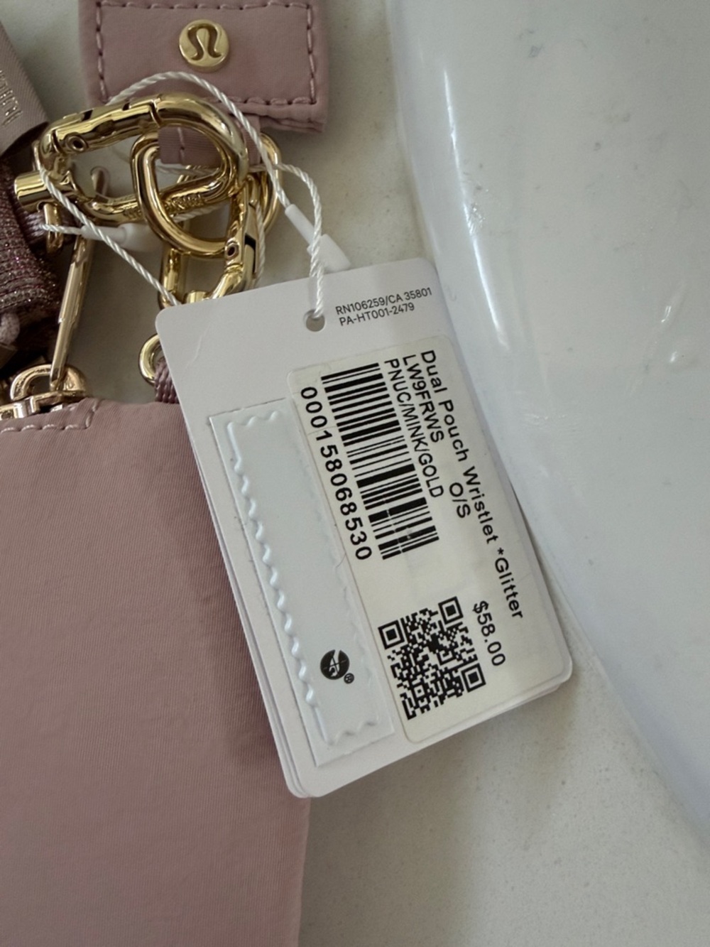 Lululemon dual pouch  Wristlet Keychain Set - Picture 3 of 6